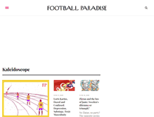 Tablet Screenshot of footballparadise.com